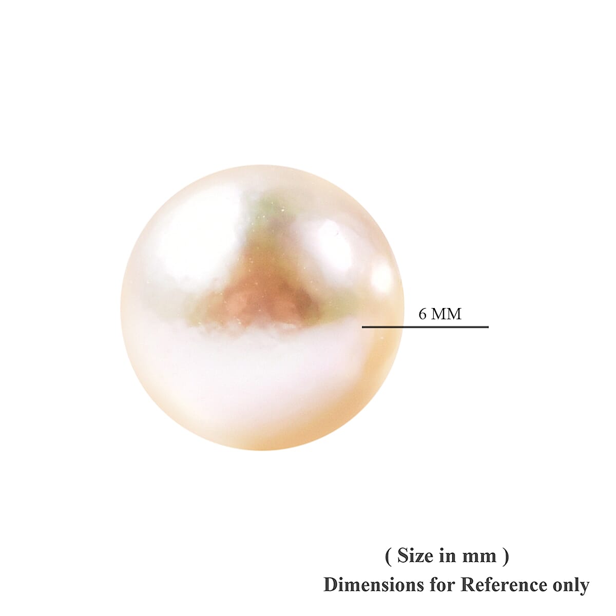 Japanese Akoya Pearl Ball Stud Earrings (with Screw Back) in Yellow Gold Overlay Sterling Silver