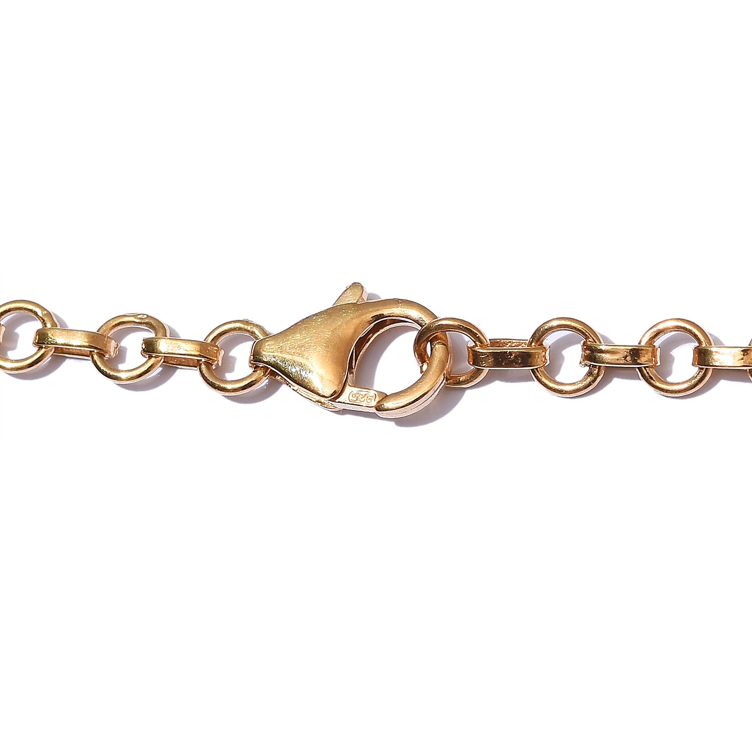 Blue Ethiopian Opal Enamelled Necklace (Size 18) in 18K Yellow Gold Vermeil Overlay Sterling Silver 8.05 Ct, Silver wt. 18.00 Gms