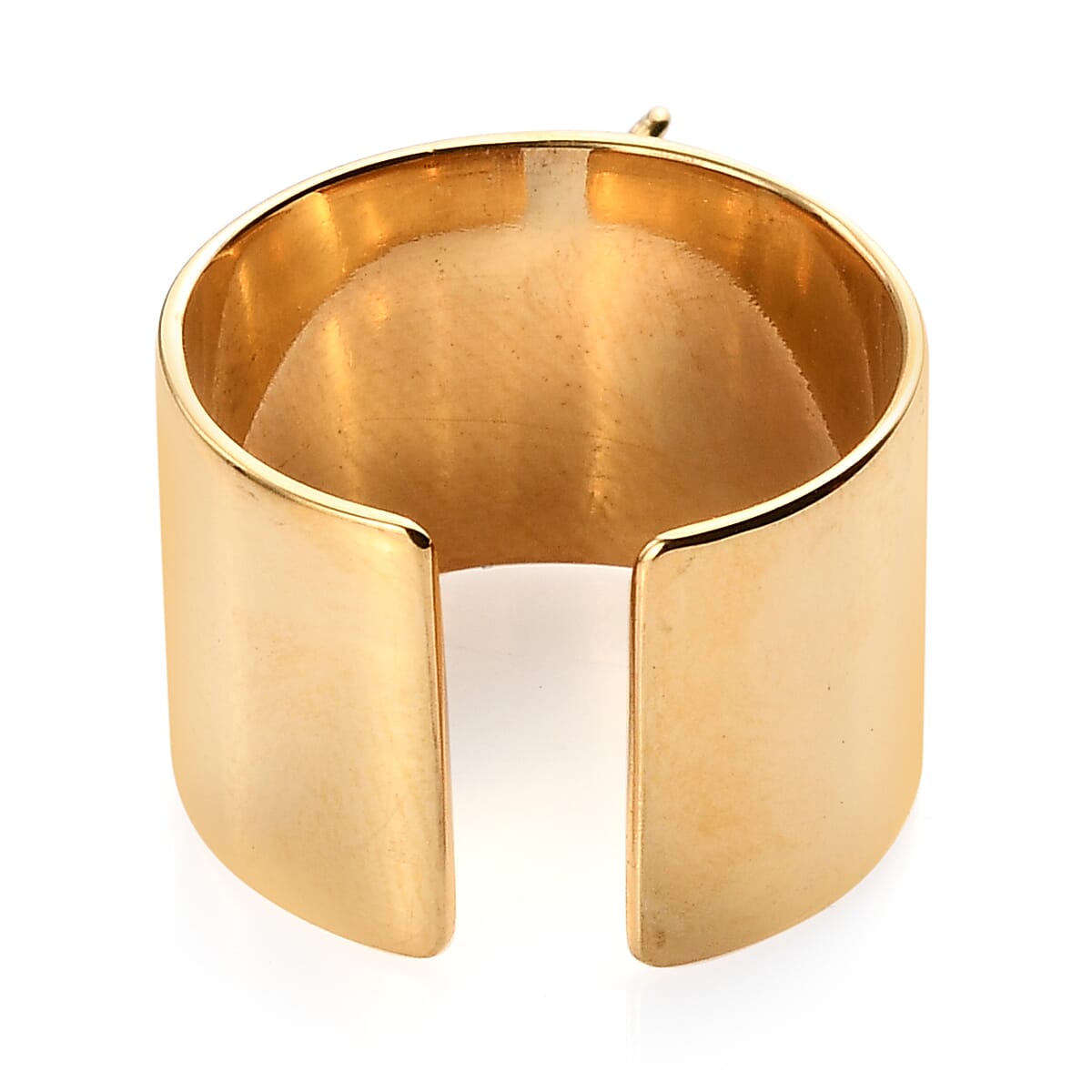 Sundays Child 14K Gold Overlay Sterling Silver Open Back Ring