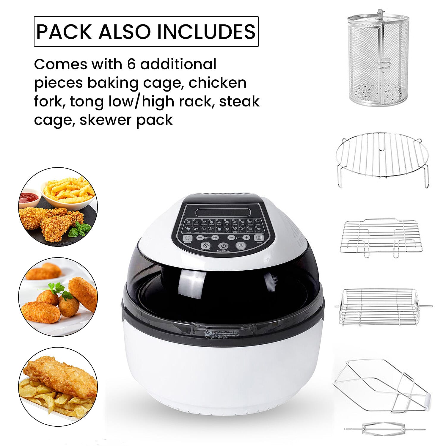 Limited Available- 20-in-1 Air Fryer - 10L Capacity