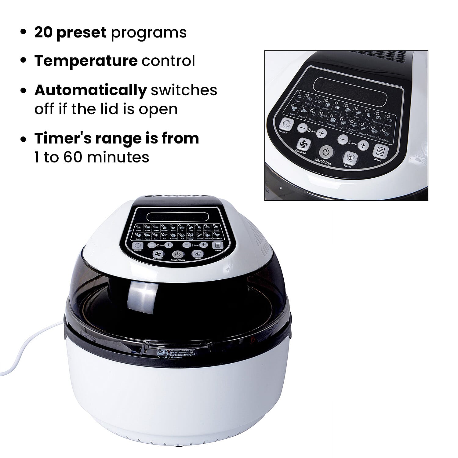 Limited Available- 20-in-1 Air Fryer - 10L Capacity