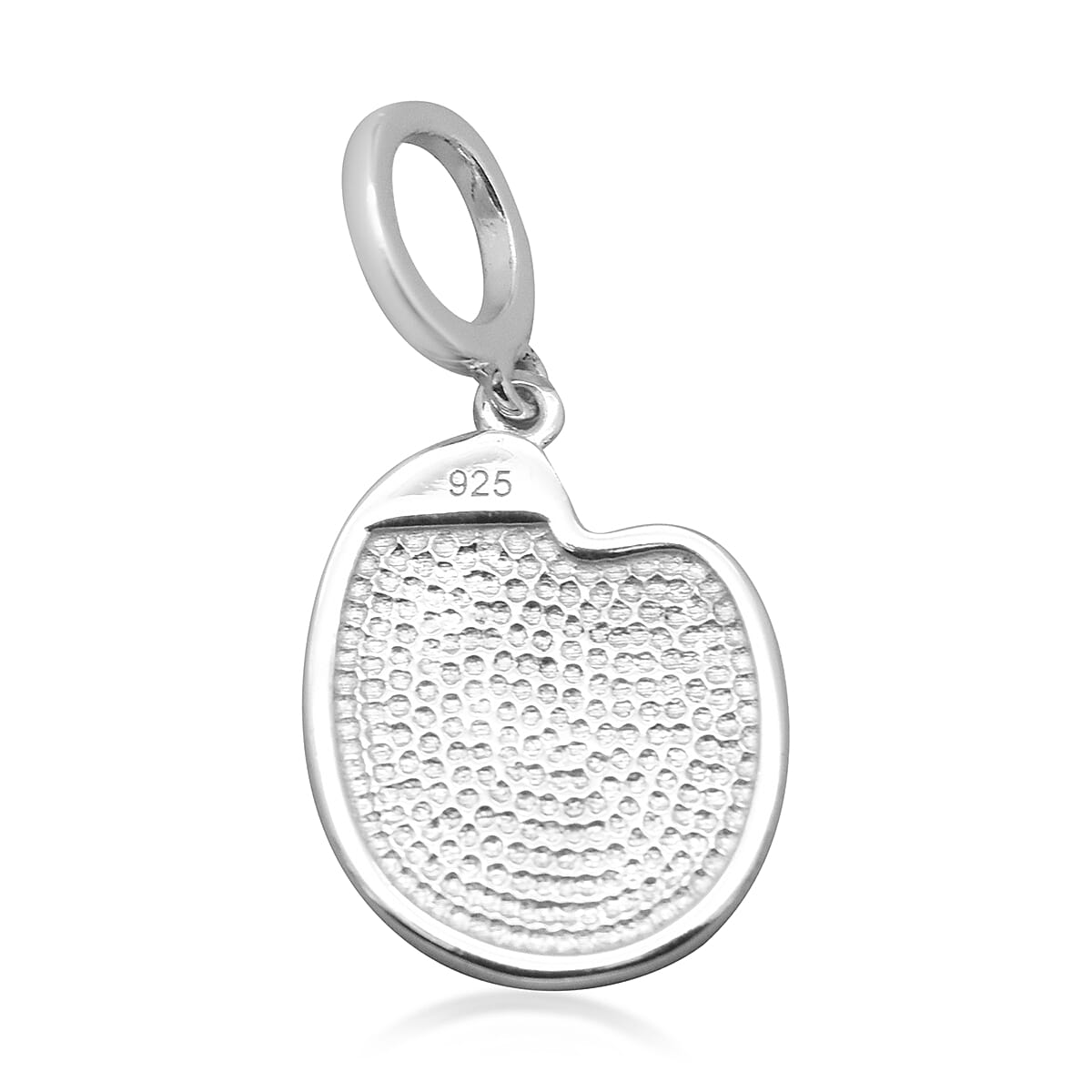 Charms De Memoire Platinum Overlay Sterling Silver Artist Palette Charm