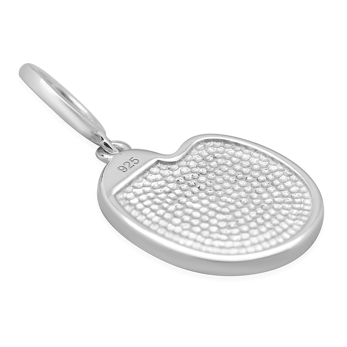 Charms De Memoire Platinum Overlay Sterling Silver Artist Palette Charm