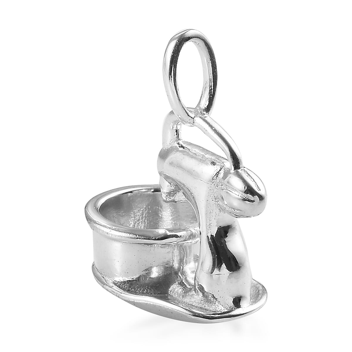 Charmes De Memoire Platinum Overlay Sterling Silver Mixer Charm