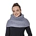 Solid Grey Infinity Knit Scarf (Size 32x70cm)