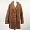 Classic Faux Fur Reversible Winter Coat - Brown