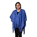 Spring Collection - Solid Blue Colour Hollow Out Kimono with Tassel (Free Size; Length 60Cm)