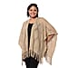 Spring Collection - Solid Brown Colour Hollow Out Kimono with Tassel (Free Size; Length 60Cm)