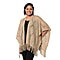Spring Collection - Solid Brown Colour Hollow Out Kimono with Tassel (Free Size; Length 60Cm)