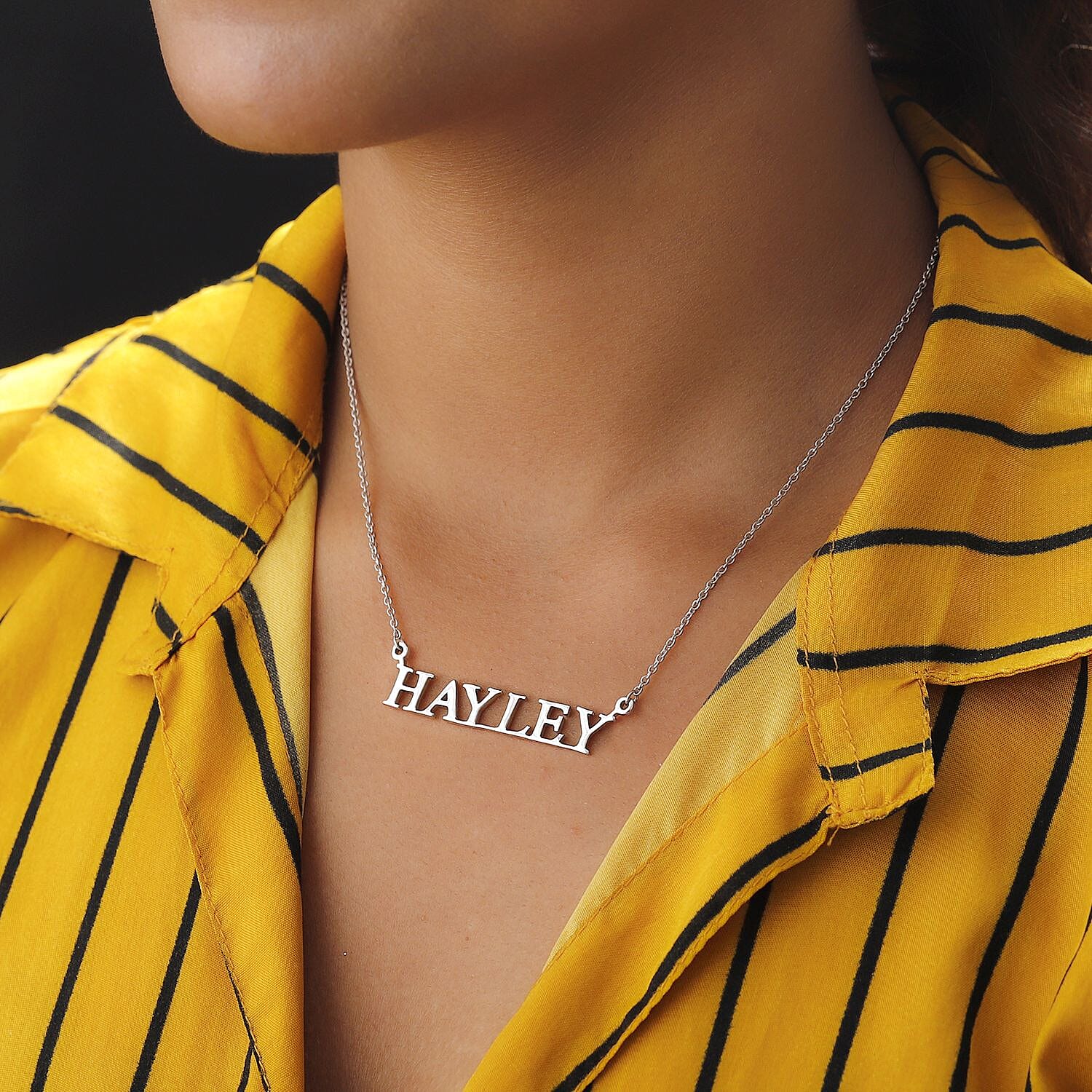 Platinum Overlay Sterling Silver Necklace (Size - 18) With Lobster Clasp, Silver Wt. 5.75 Gms.