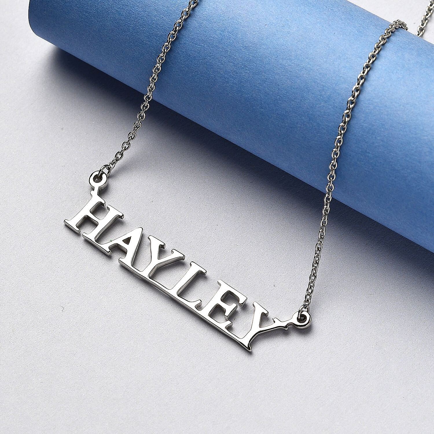 Platinum Overlay Sterling Silver Necklace (Size - 18) With Lobster Clasp, Silver Wt. 5.75 Gms.