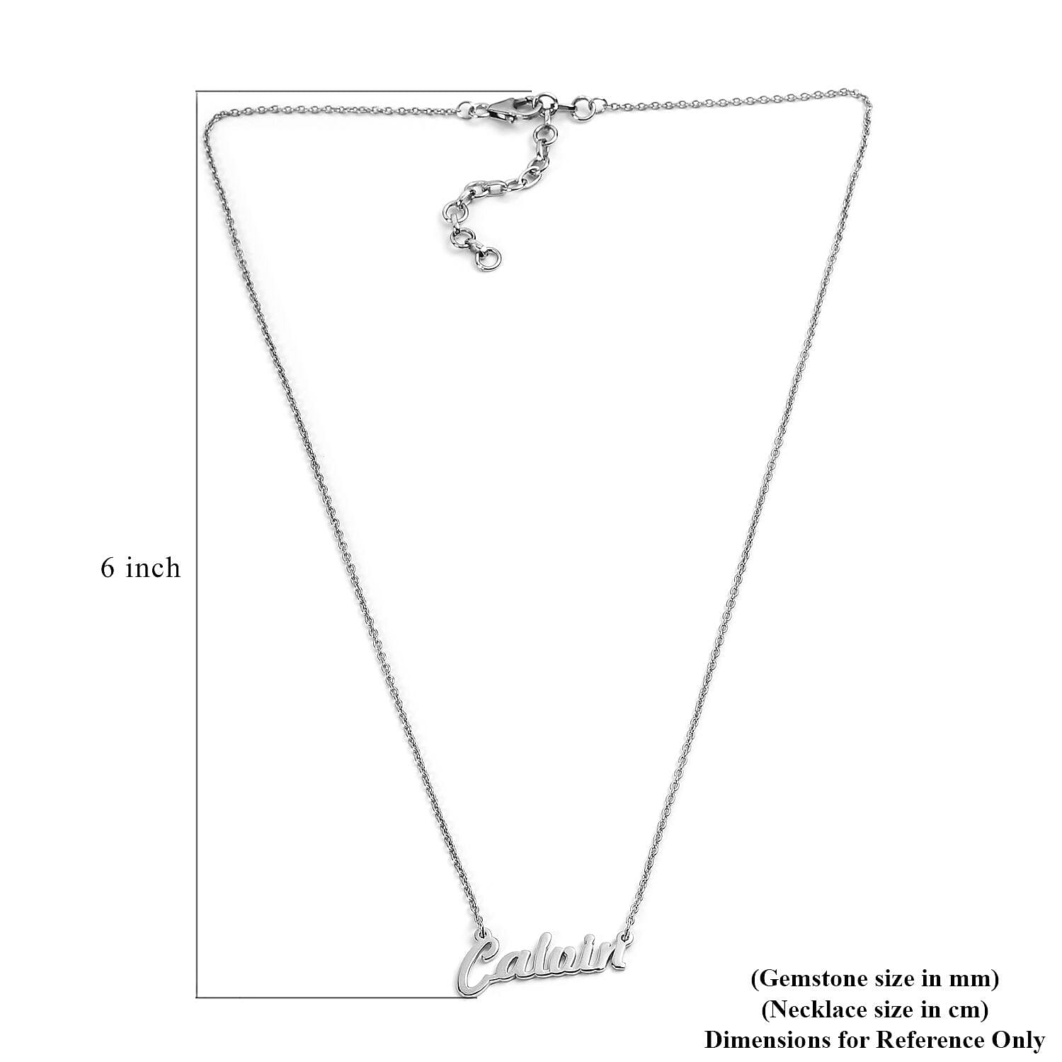 Platinum Overlay Sterling Silver Necklace (Size - 18) With Lobster Clasp, Silver Wt. 5.75 Gms.