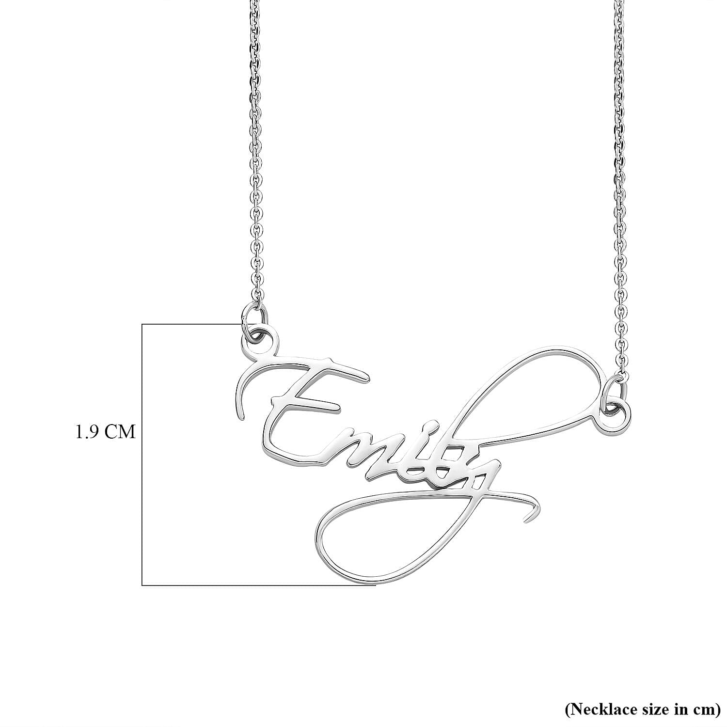 Platinum Overlay Sterling Silver Necklace (Size - 18) With Lobster Clasp, Silver Wt. 5.75 Gms.