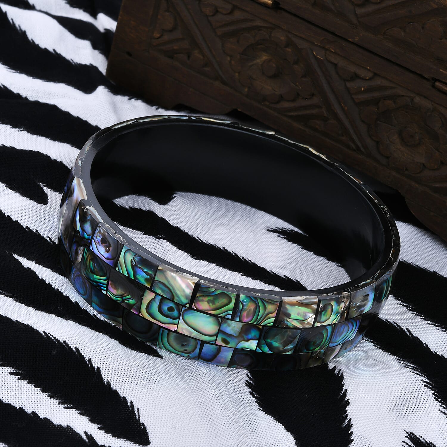 Bali Collection - Abalone Shell Bangle (Size - 8.5)