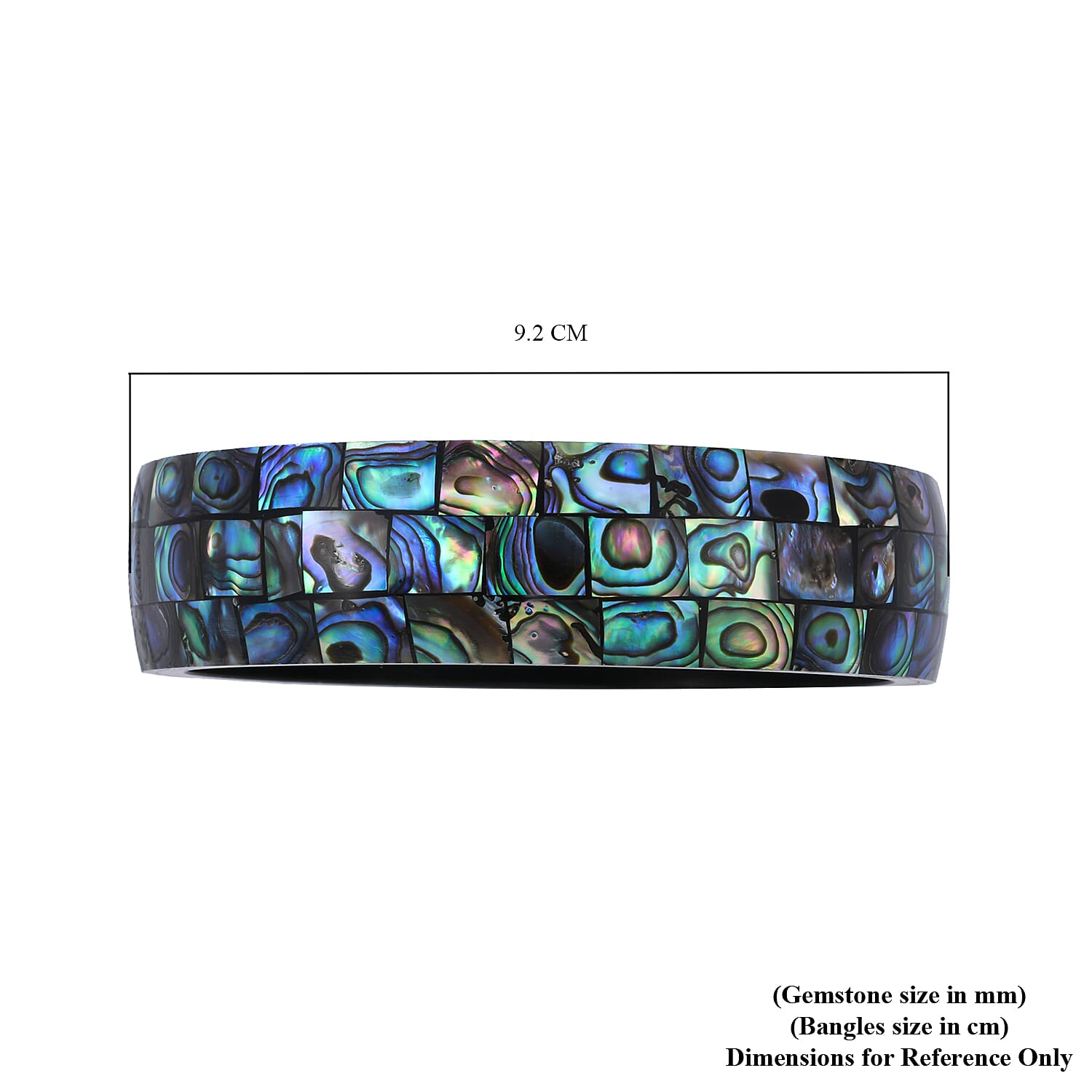 Bali Collection - Abalone Shell Bangle (Size - 8.5)