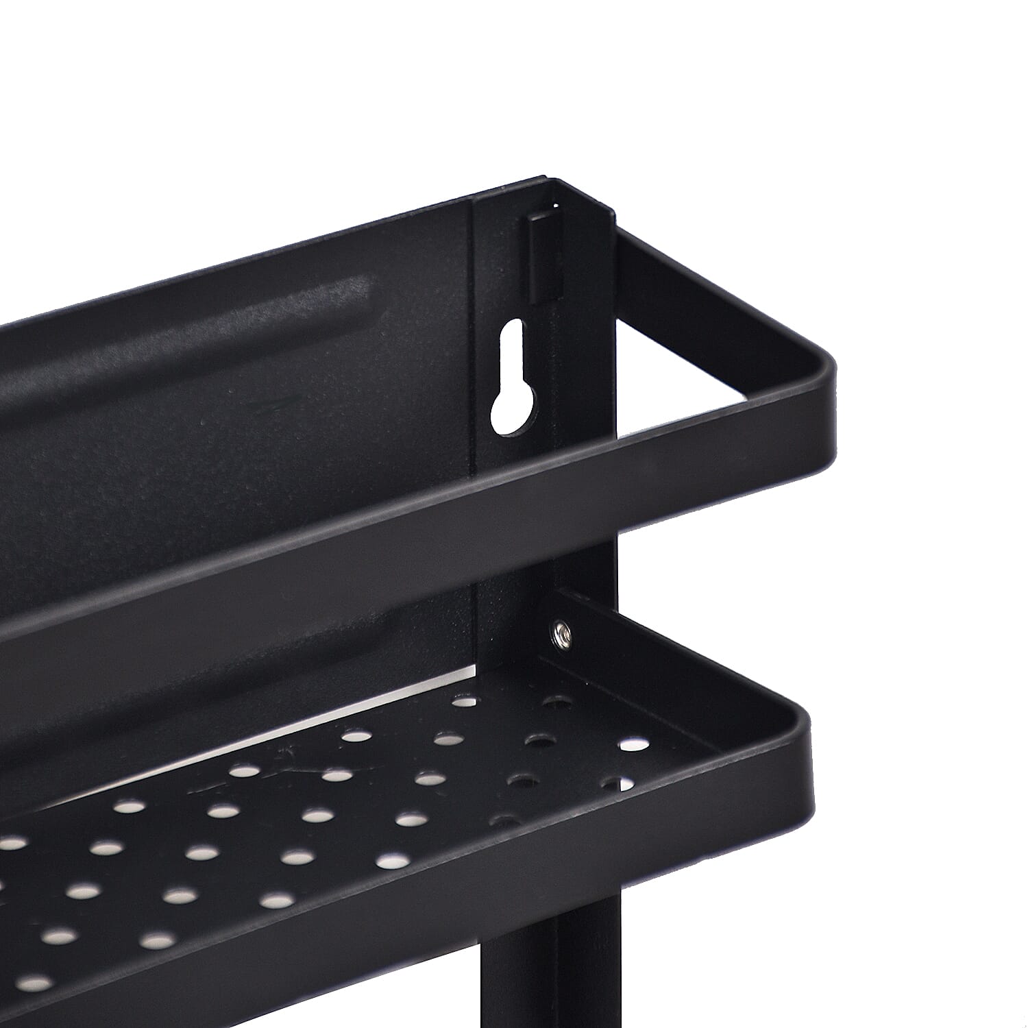 Magnetic 3-Layer Organiser Rack (32x28cm) - Black
