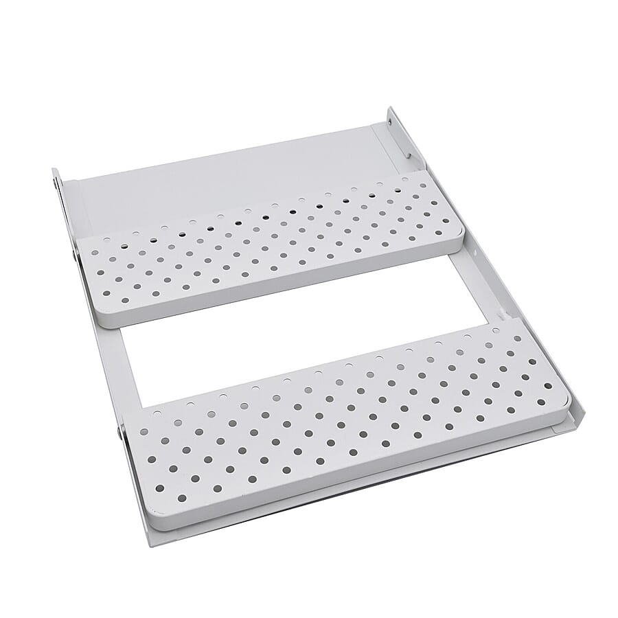 Magnetic 3-Layer Organiser Rack (32x28cm) - White