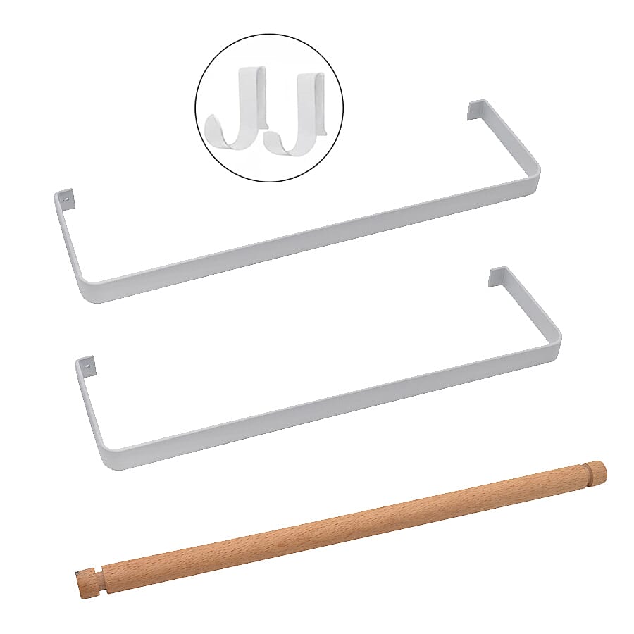 Magnetic 3-Layer Organiser Rack (32x28cm) - White