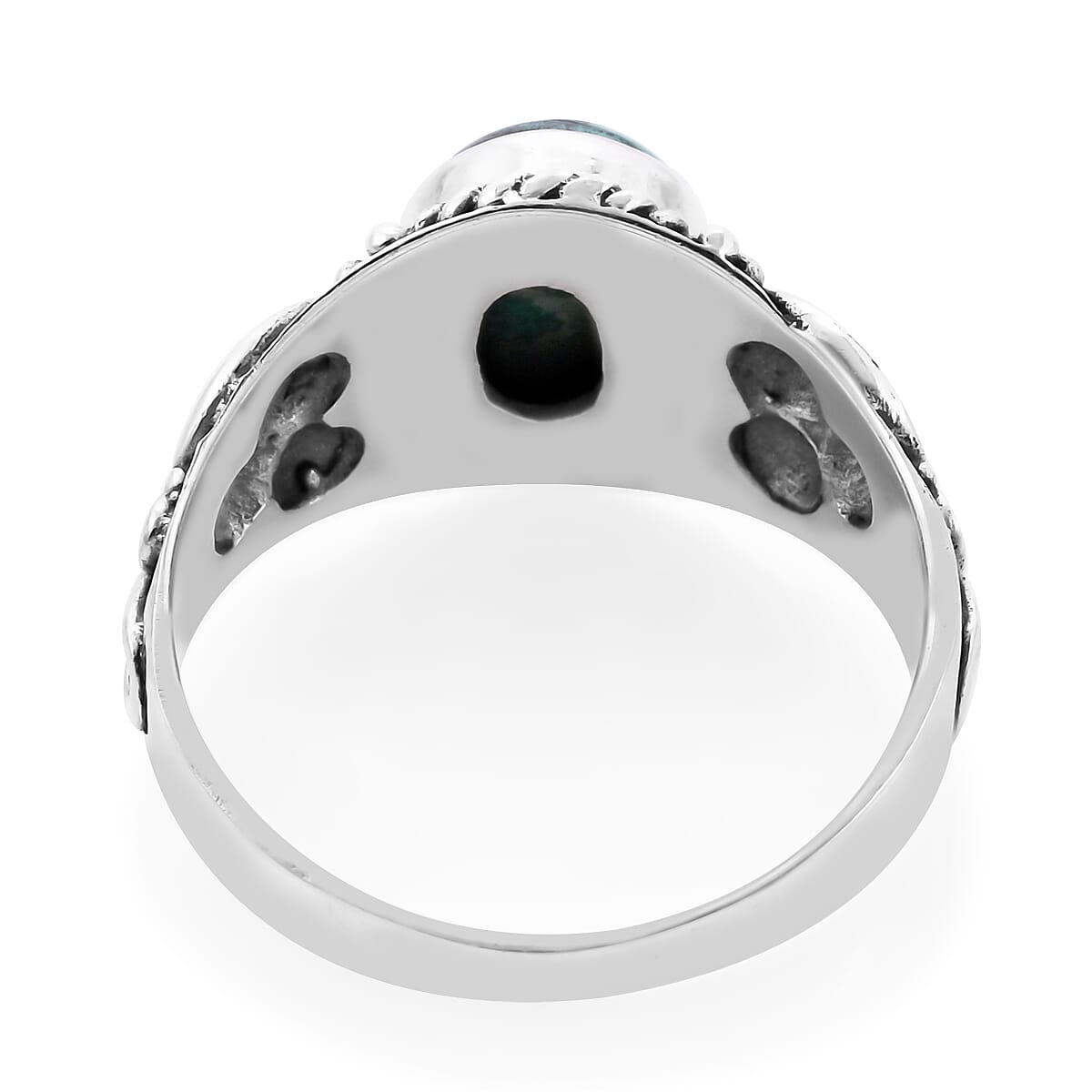 Royal Bali Collection - Azurite Malachite Ring in Sterling Silver 3.11 Ct.