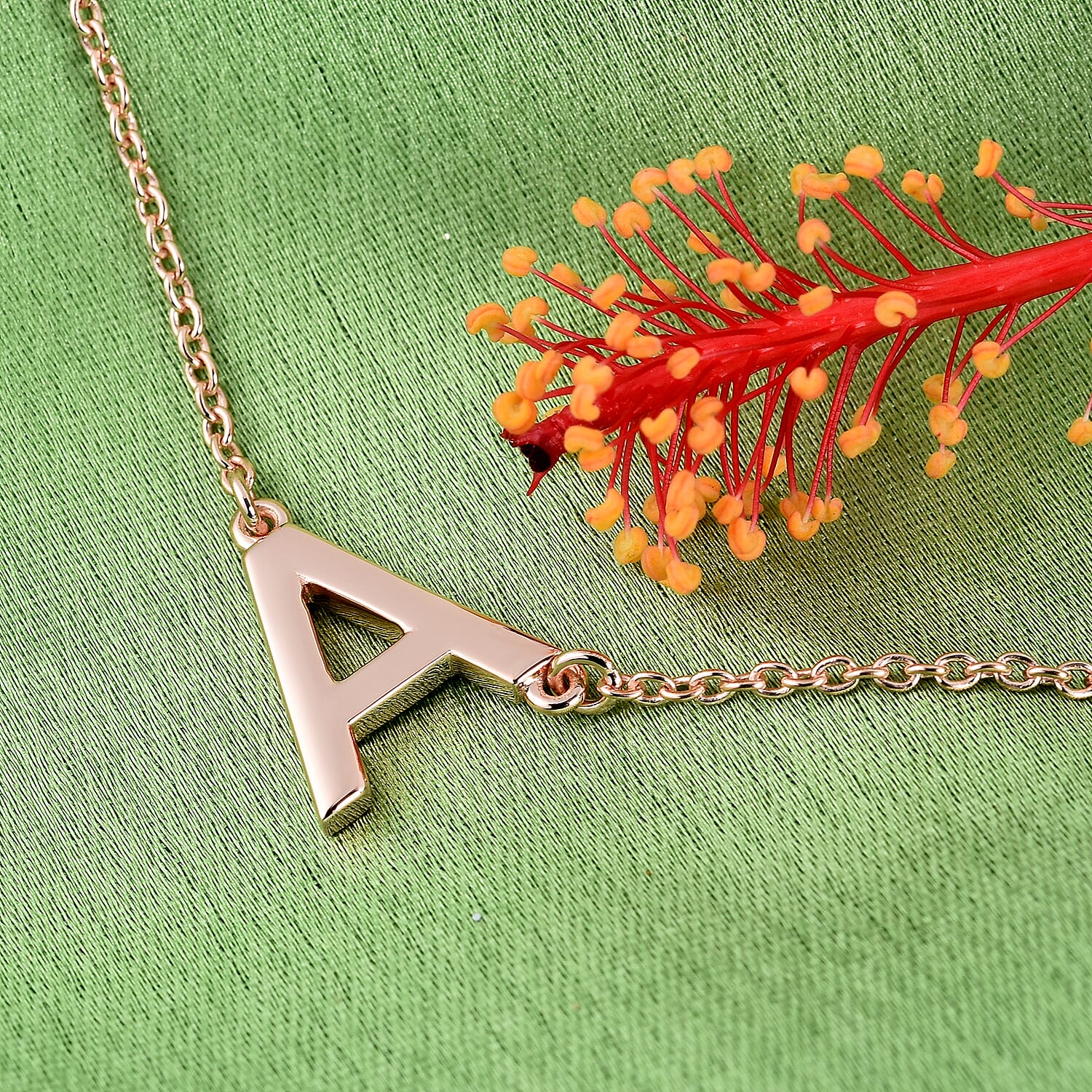 18K Vermeil Yellow Gold Plated Sterling Silver Necklace (Size 18), Silver Wt. 4.14 Gms.