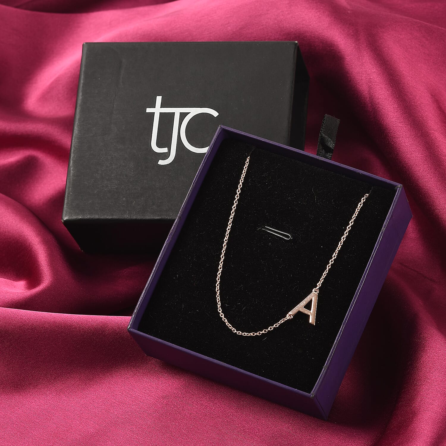 18K Vermeil Rose Gold Overlay Sterling Silver Necklace (Size 20)