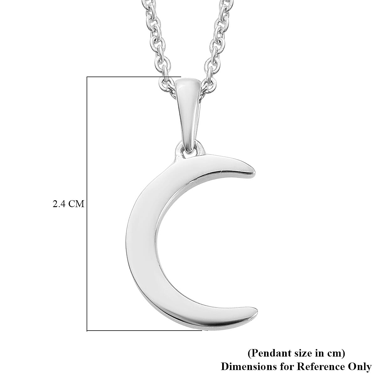 Platinum Overlay Sterling Silver Fancy Pendant With Chain