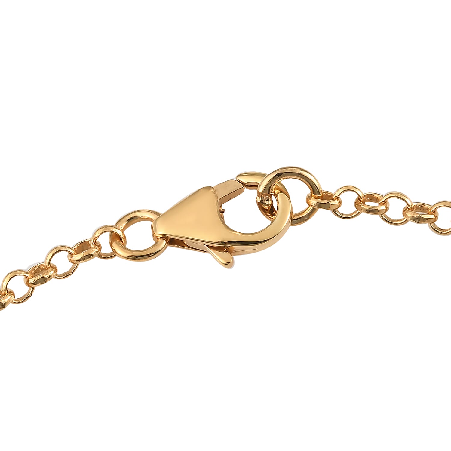 14K Gold Overlay Sterling Silver Bracelet (Size 7)