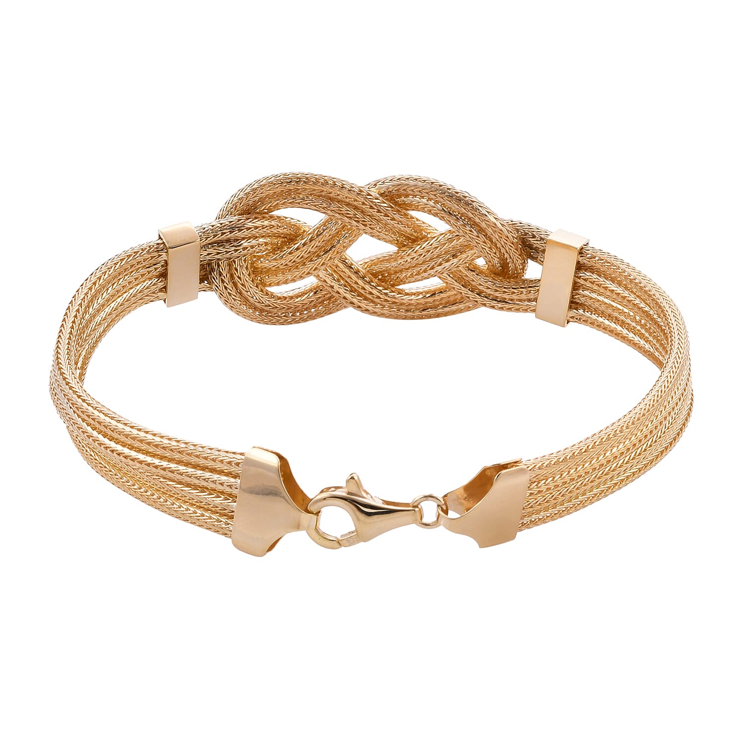 9K Yellow Gold Celtic Knot Bracelet (Size 7.5), Gold wt 12.62 Gms