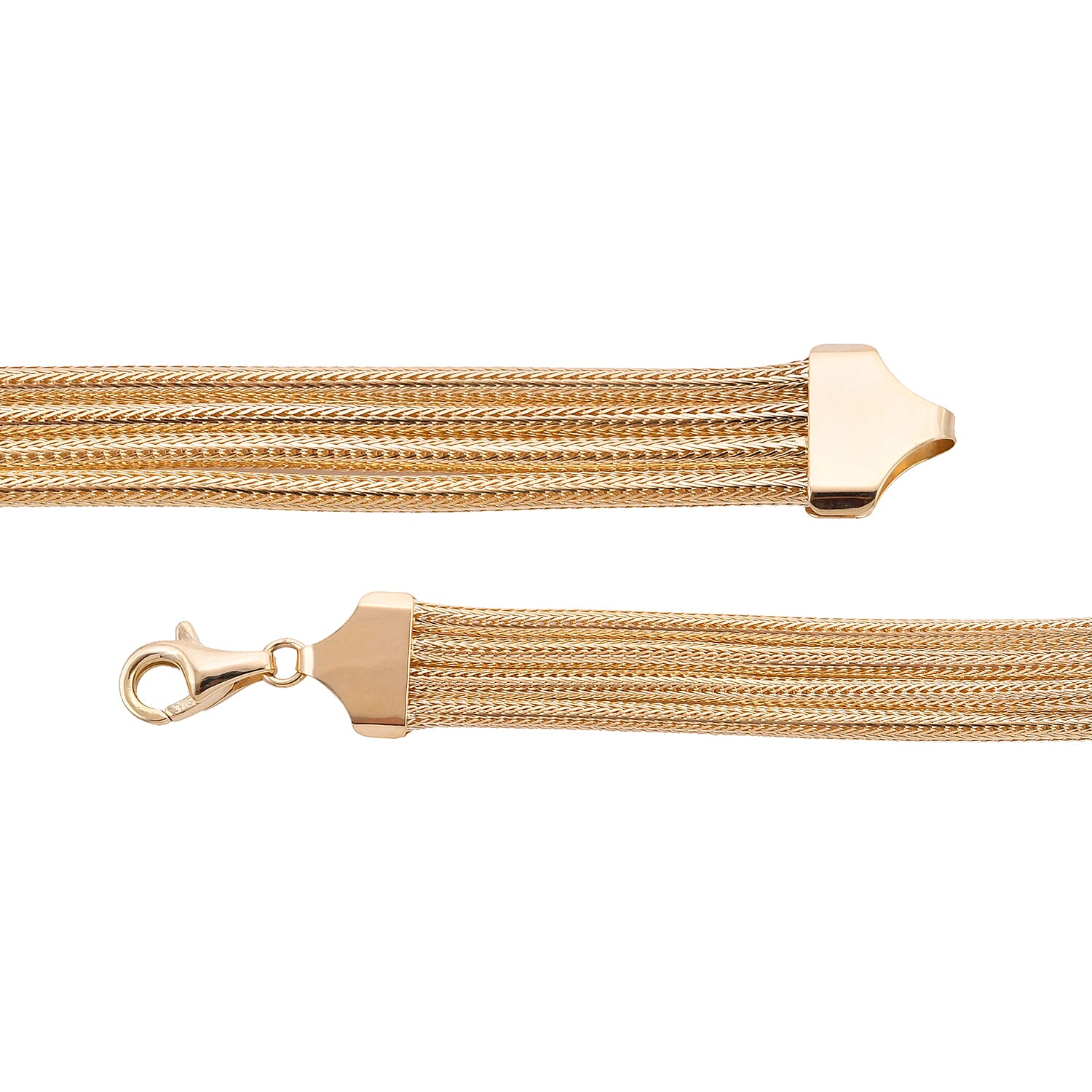 9K Yellow Gold Celtic Knot Bracelet (Size 7.5), Gold wt 12.62 Gms