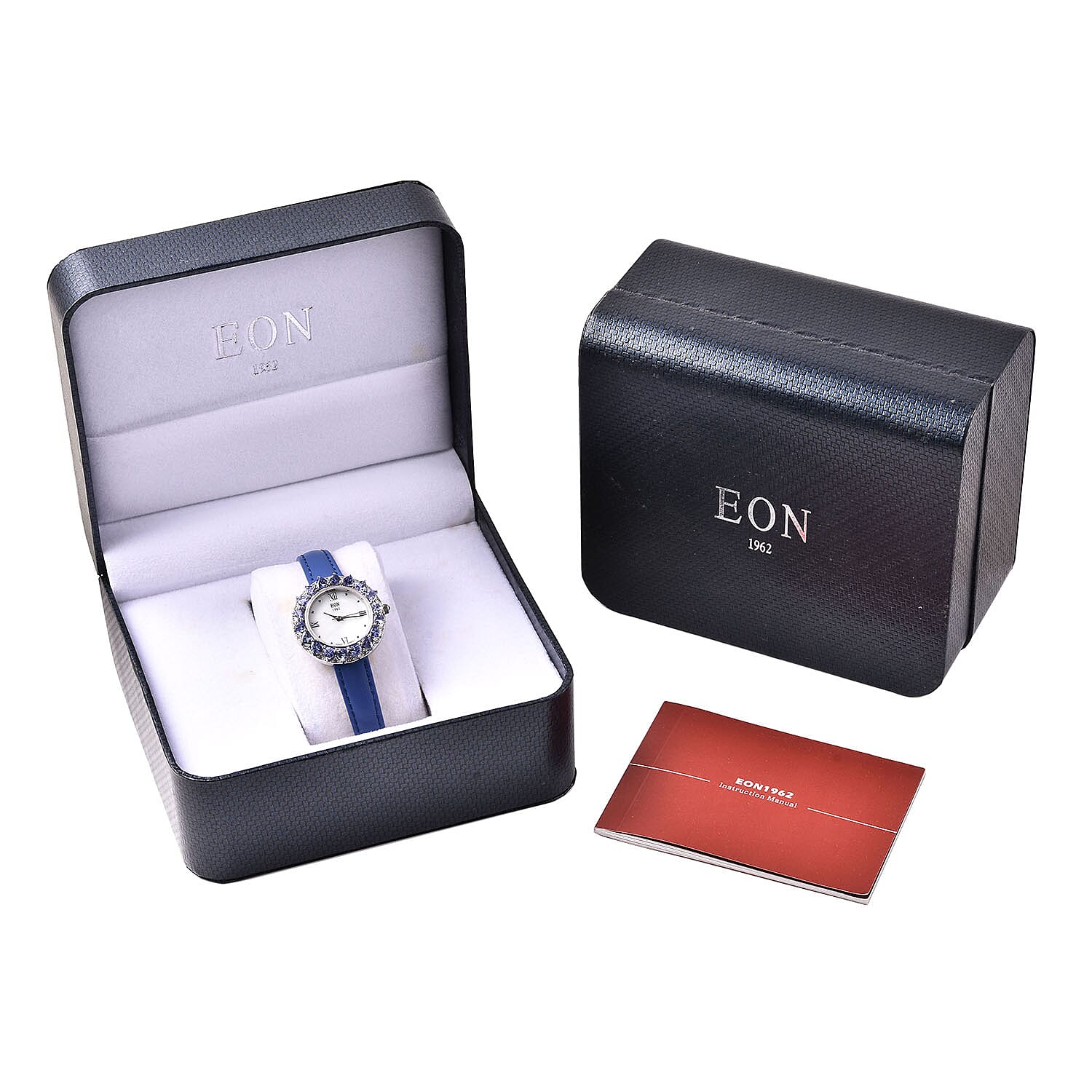 Limited Edition- Tanzanite and Natural Cambodian Zircon Watch in Sterling Silver 4.32 Ct, Silver wt. 13.60 Gms