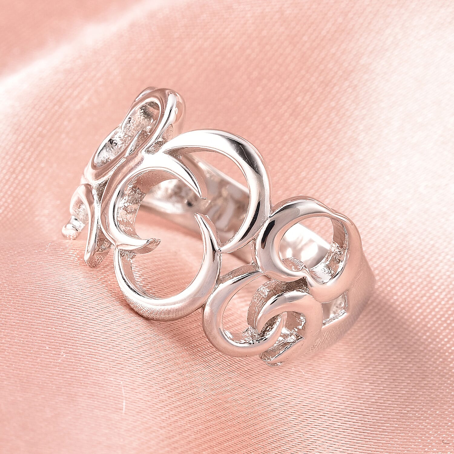 RACHEL GALLEY Snowdrop Collection - Rhodium Overlay Sterling Silver Ring