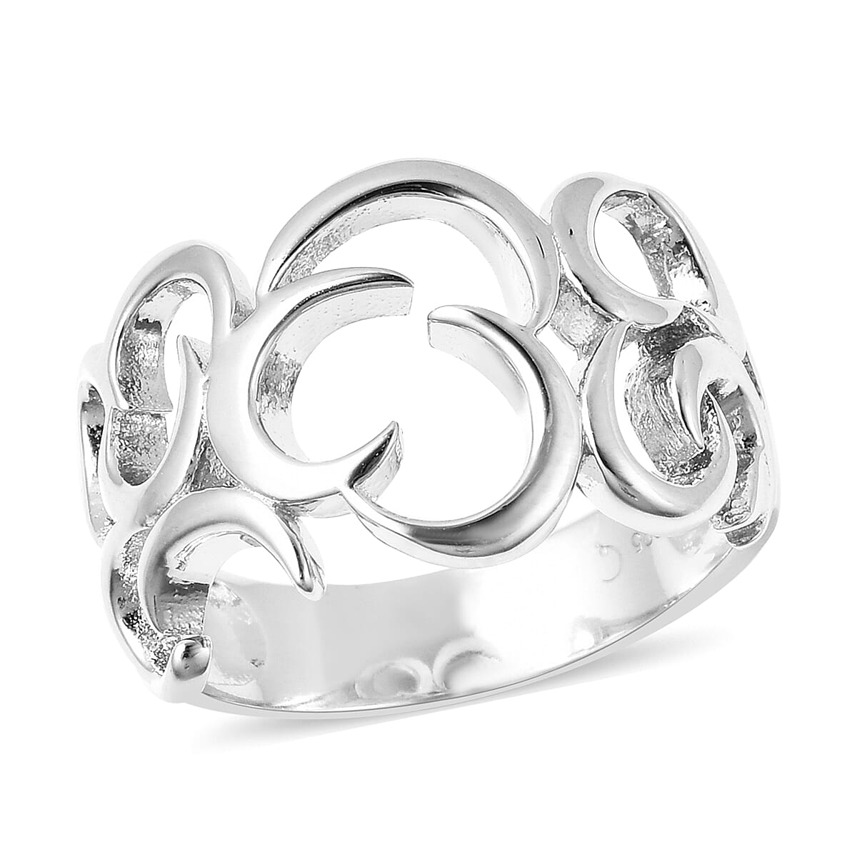 RACHEL GALLEY Snowdrop Collection - Rhodium Overlay Sterling Silver Ring