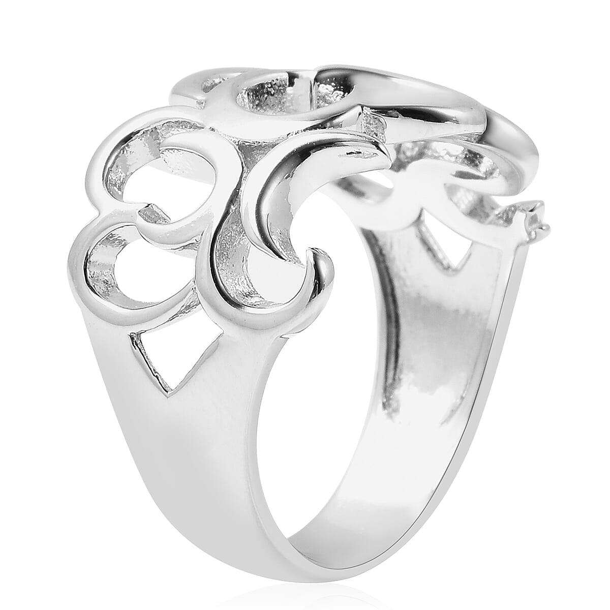 RACHEL GALLEY Snowdrop Collection - Rhodium Overlay Sterling Silver Ring