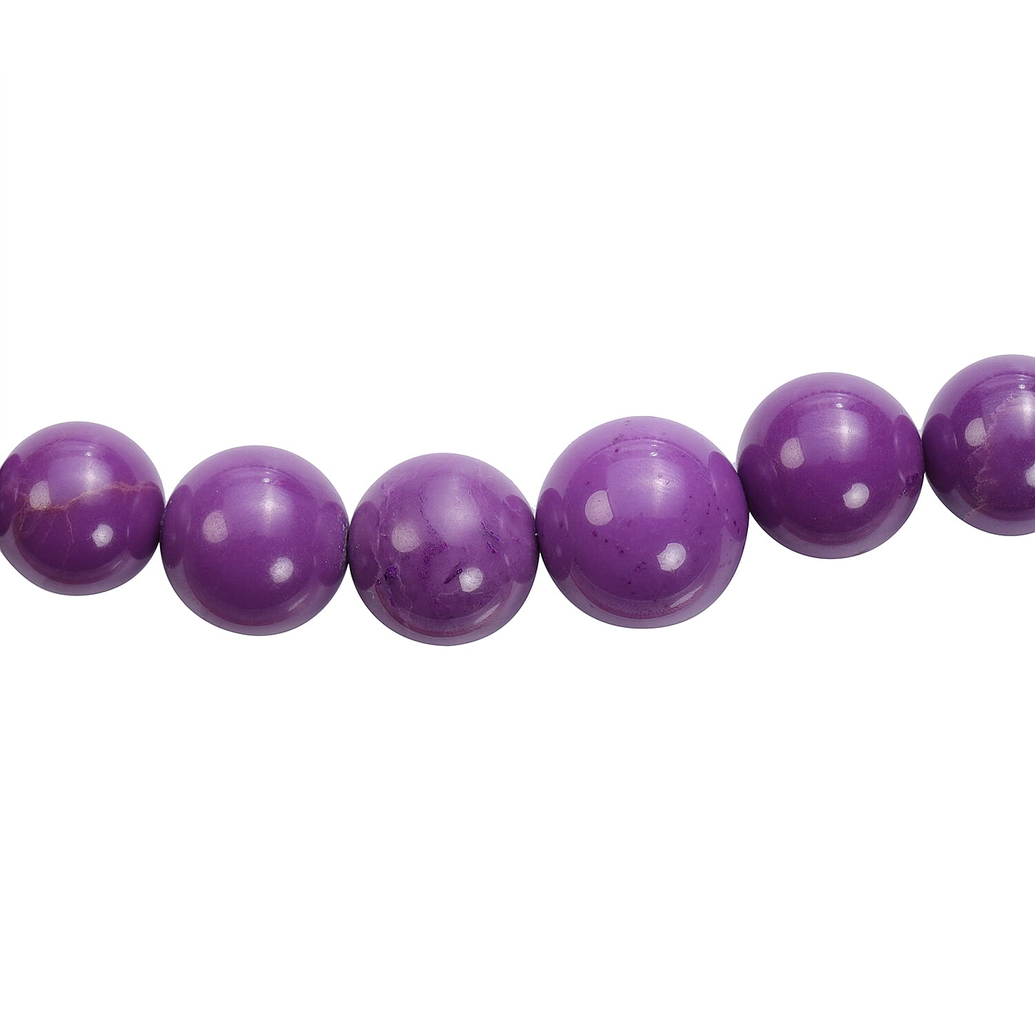 Collectors Edition - Phosphosiderite Necklace (Size 20) with Magnetic Lock in Rhodium Overlay Sterling Silver 473.50 Ct.