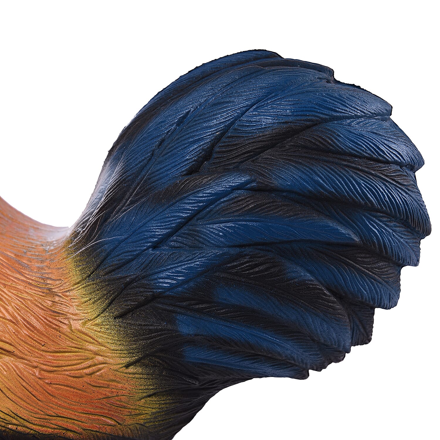 Cockerel Garden Decoration, Orange, Black and Blue