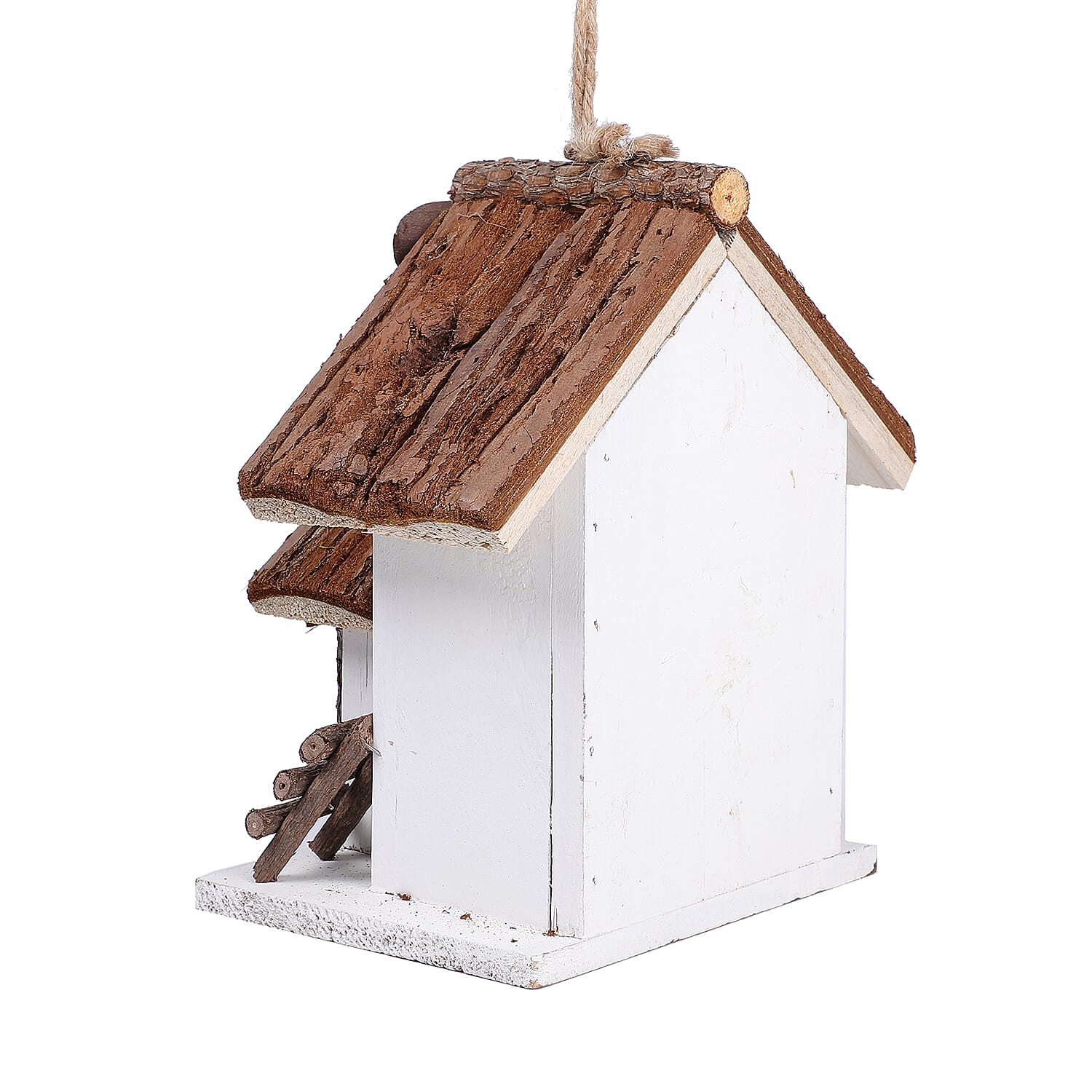 Handmade Wooden Birds Mansion - Blue