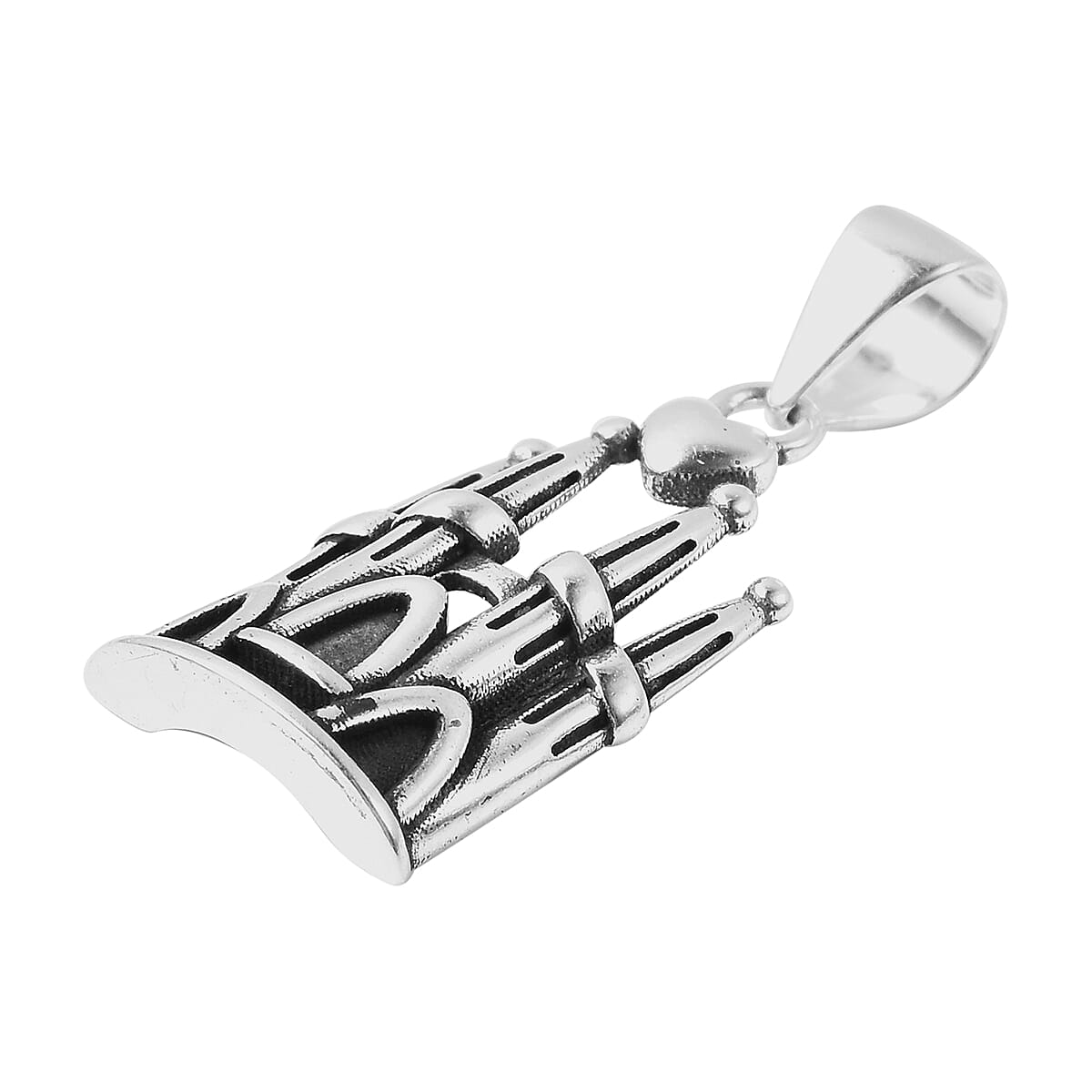 Sterling Silver Notre Dame DE Paris Pendant