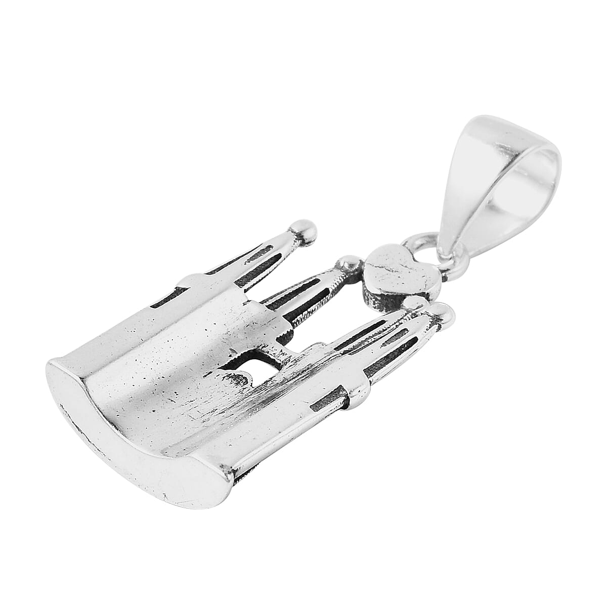 Sterling Silver Notre Dame DE Paris Pendant