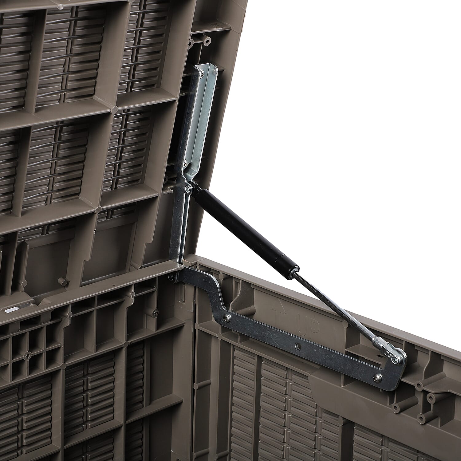 Saya Rectangular Storage Box in Taupe Colour (Size 122x54.5x62.5cm Capacity- 380 L)