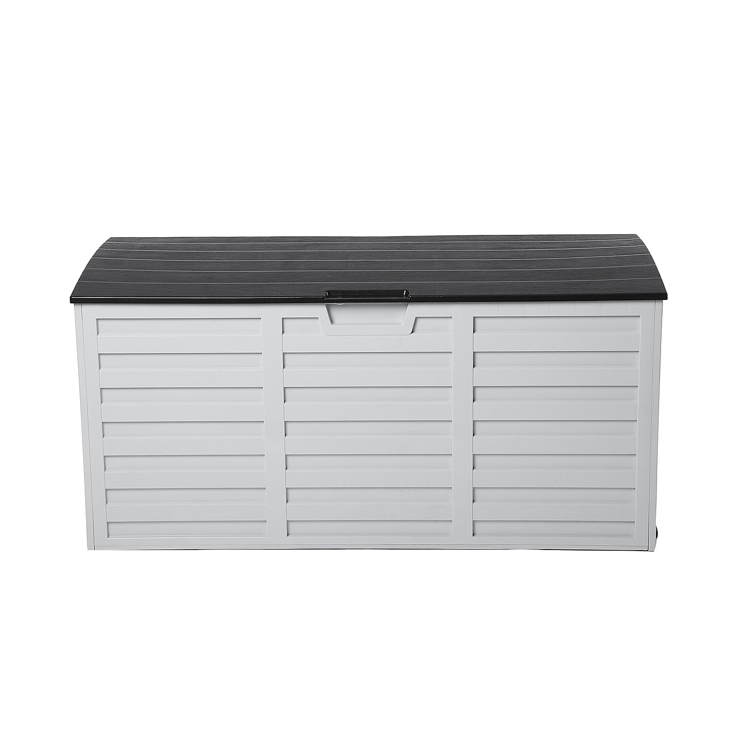 265L Durable UV Protected and Weatherproof Storage Box (Size 112x53x49 cm) - Grey & Black