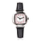 RACHEL GALLEY Lattice Collection Swiss Movement Watch with Black Genuine Leather Strap- Pink