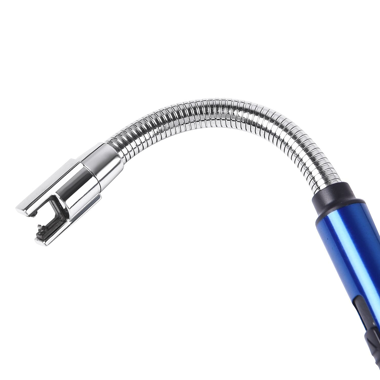 Candle Lighter with Flexible Long Neck & USB Charger (Size 24cm) - Navy