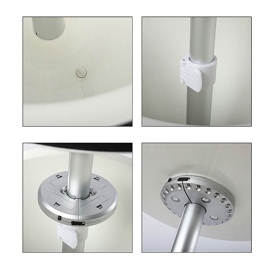 3-in-1 Belle Cool Bar with Colour Changing Light in Black (Size:48x48x57Cm)