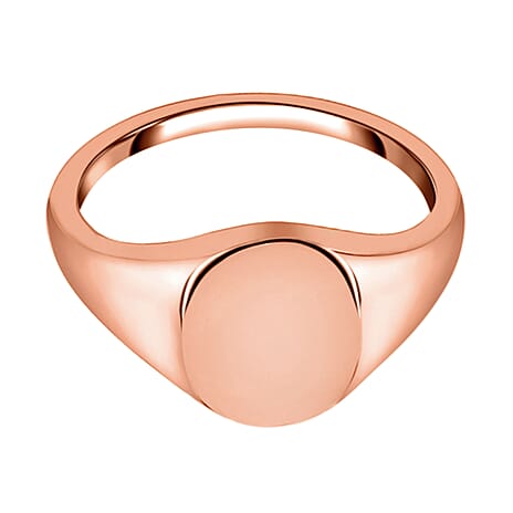 Rose Gold Overlay Sterling Silver Ring