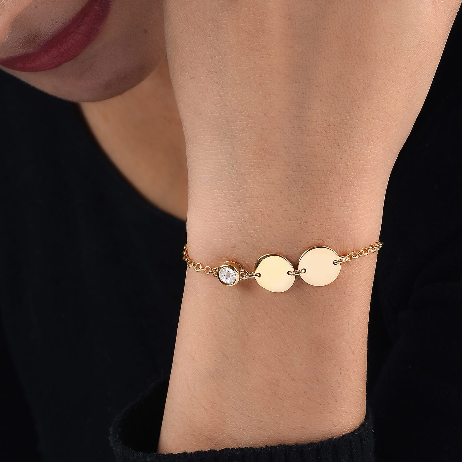 Diamond Bracelet in Sterling Silver