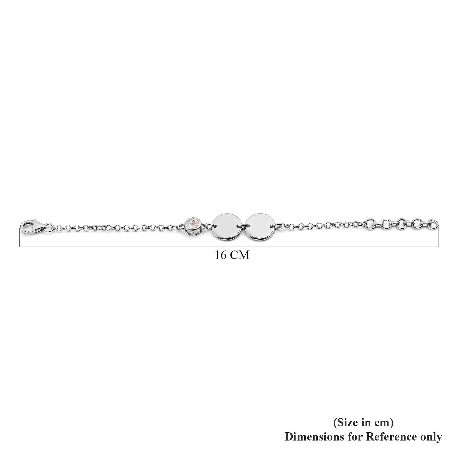 Diamond Bracelet in Sterling Silver