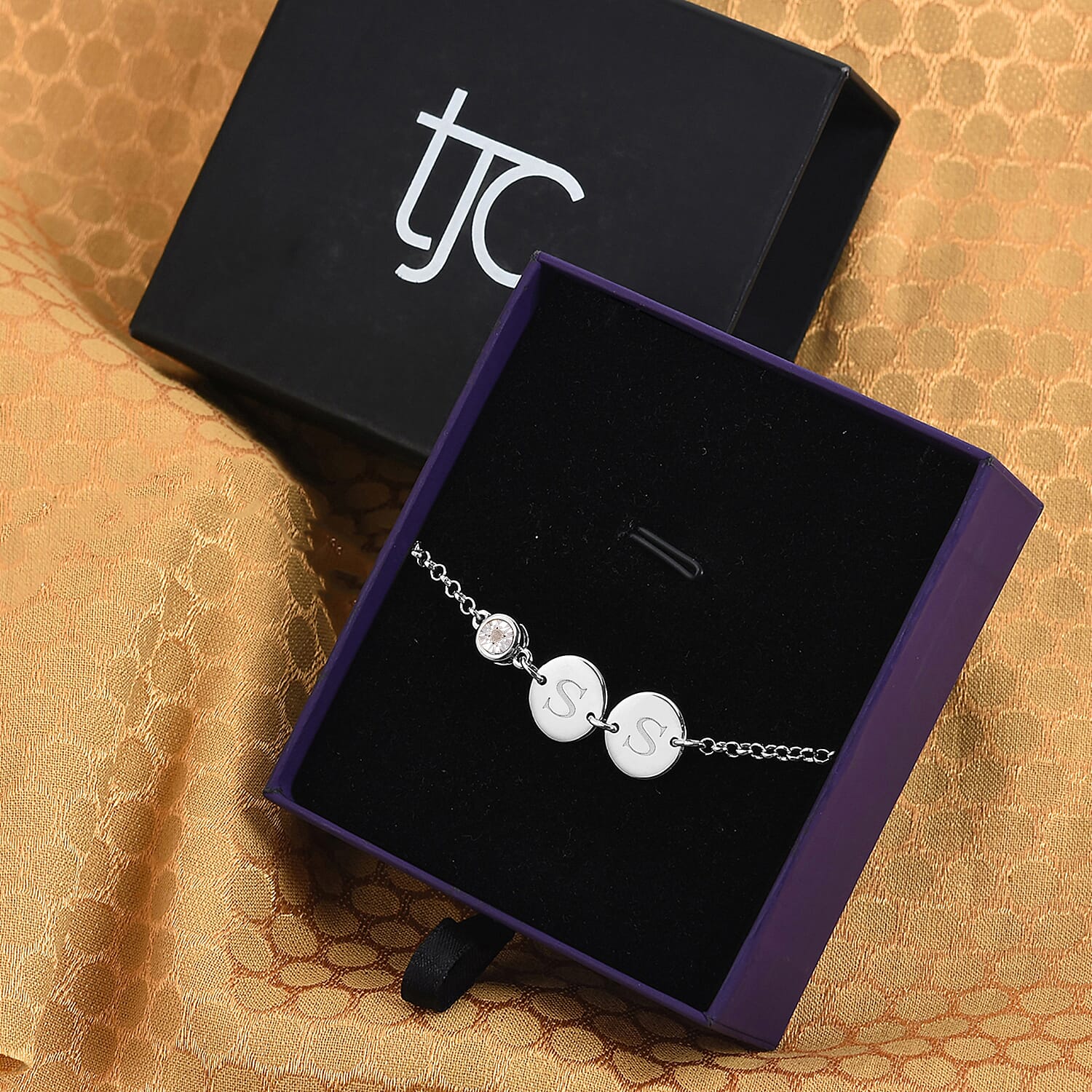 Diamond Bracelet in Sterling Silver