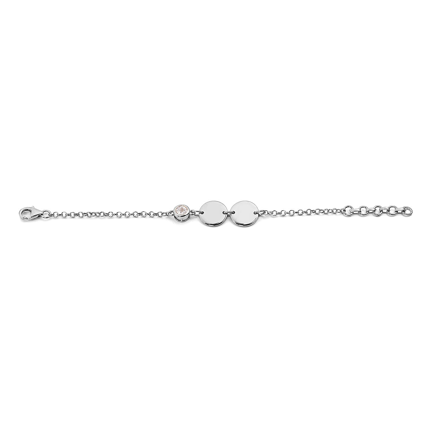 Diamond Bracelet in Sterling Silver