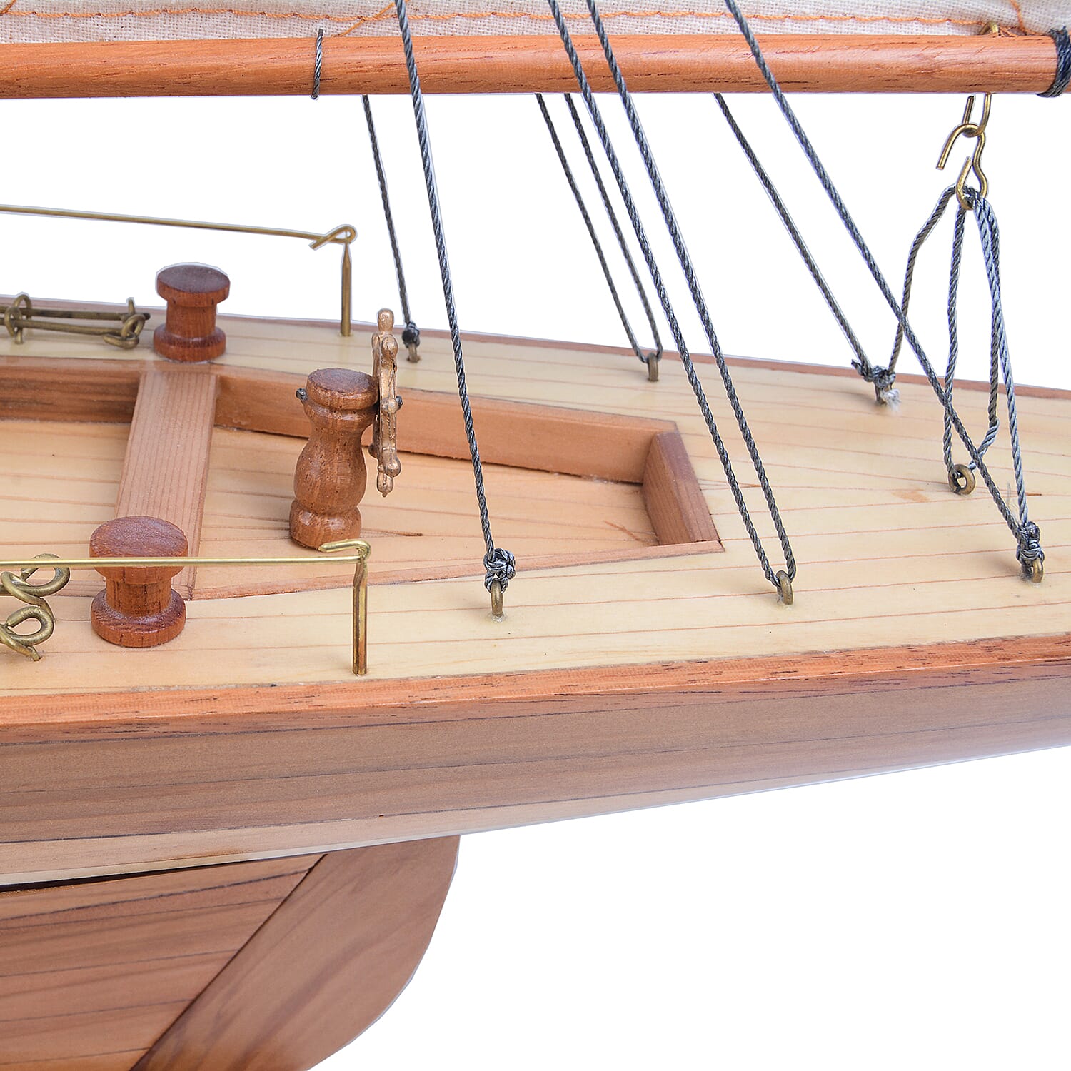 Decorative Wooden Columbia 1958 Yacht Model  (Size 61x13x79 Cm)