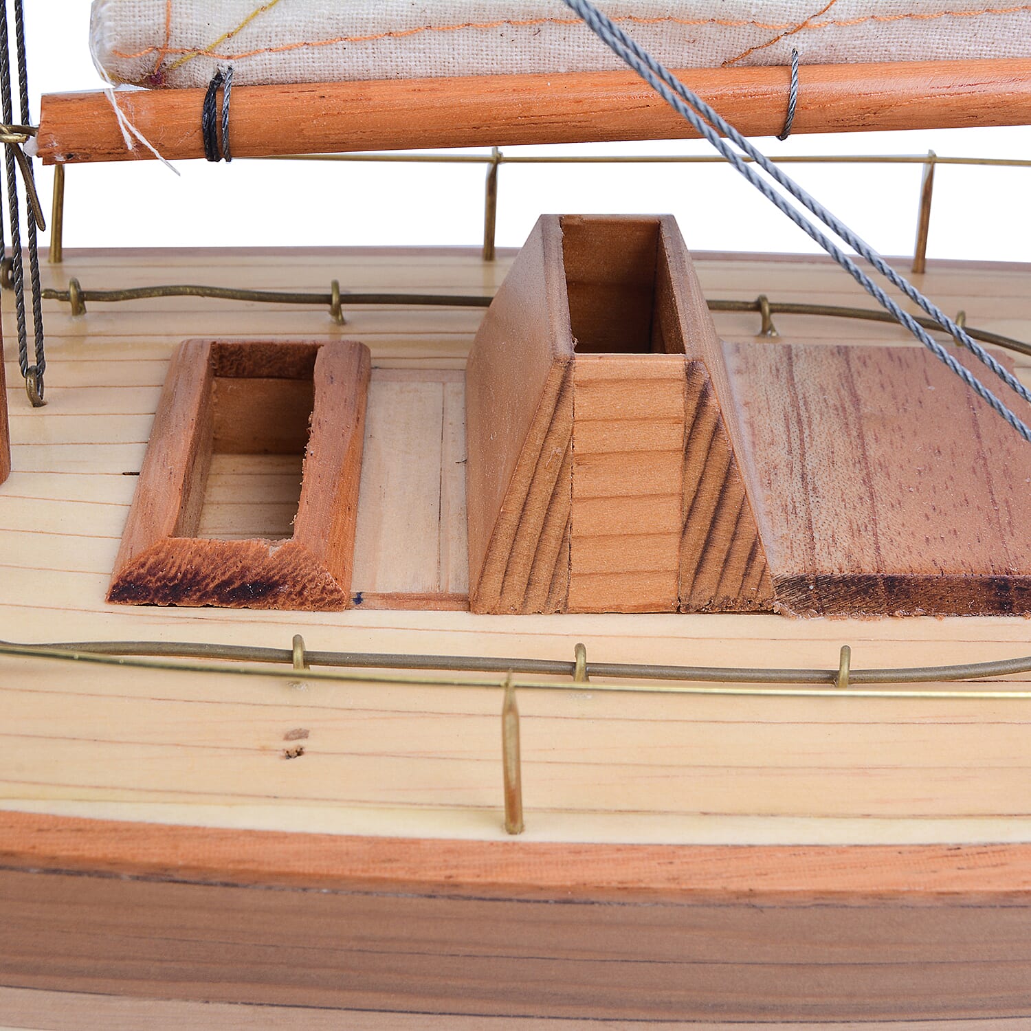 Decorative Wooden Columbia 1958 Yacht Model  (Size 61x13x79 Cm)
